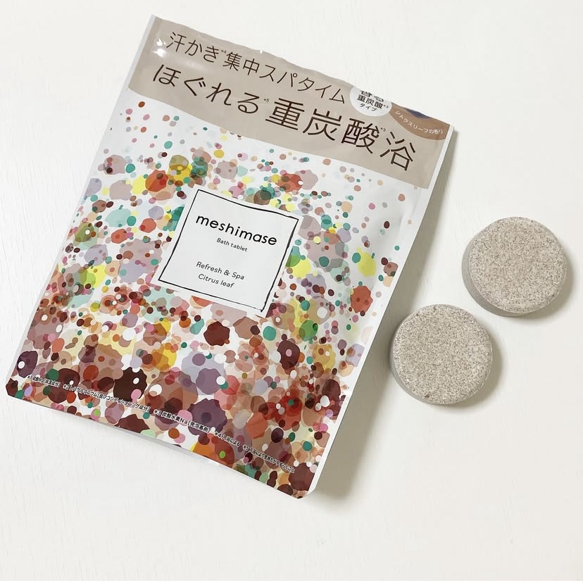 meshimase バスタブレット スパ [浴用化粧料]/meshimase/炭酸系入浴剤を使ったクチコミ（3枚目）