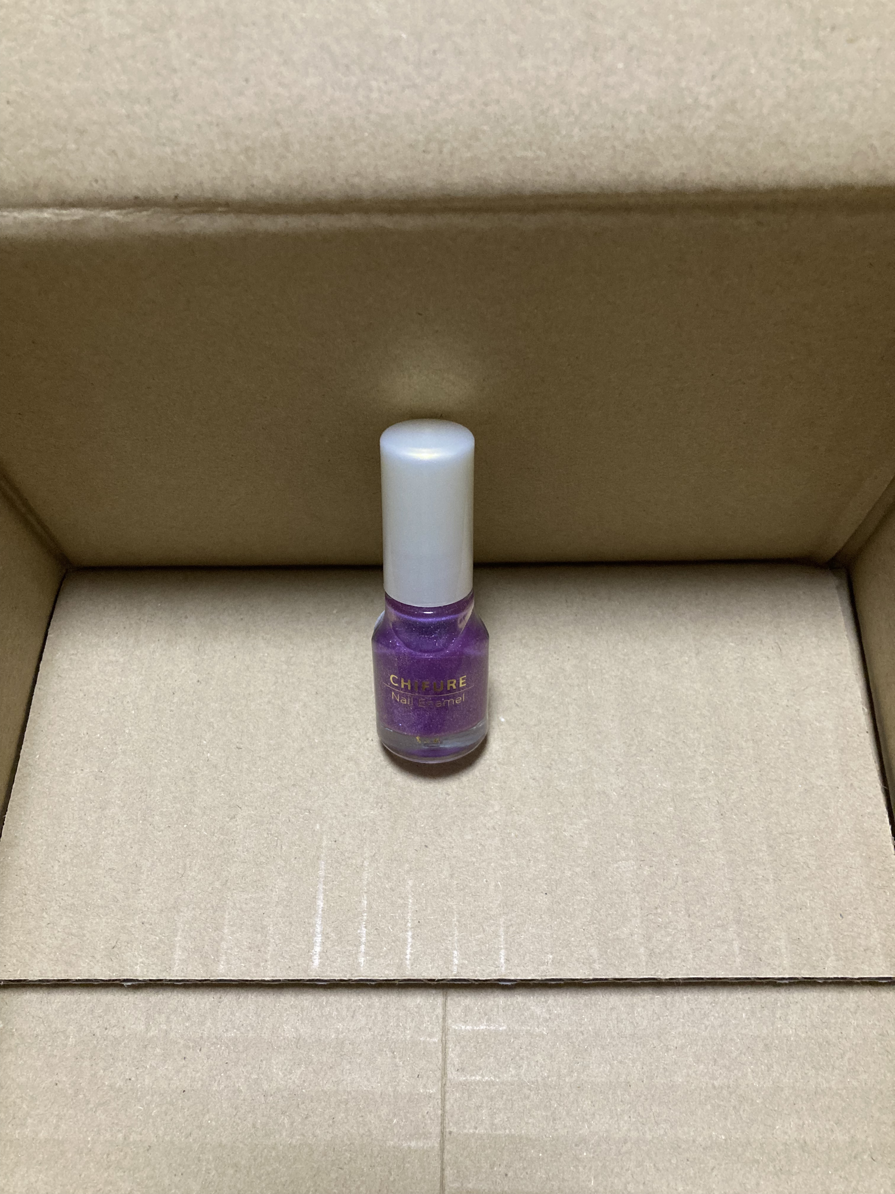 ネイル エナメル 348 パープル系ラメ/ちふれ/マニキュアを使ったクチコミ（1枚目）