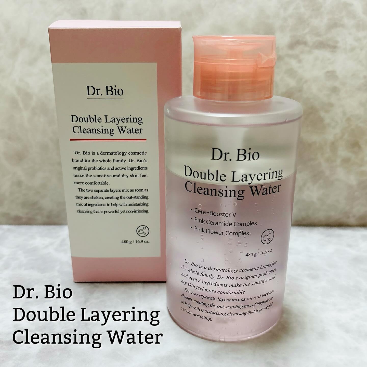 ダブルレイヤリングクレンジングウォーター/Dr.Bio/クレンジングウォーターを使ったクチコミ（1枚目）