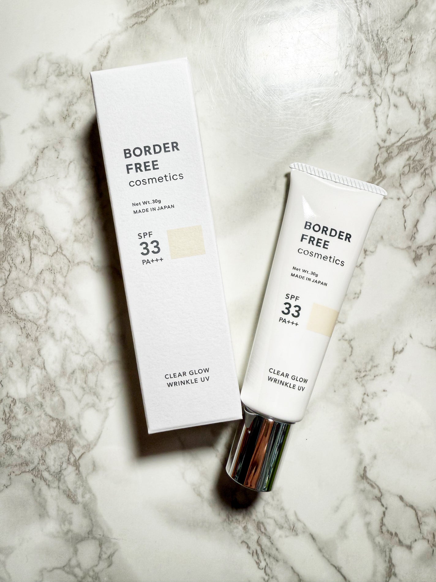 クリアグロウリンクルUV/BORDER FREE cosmetics/日焼け止め・UVケアを使ったクチコミ(1枚目)