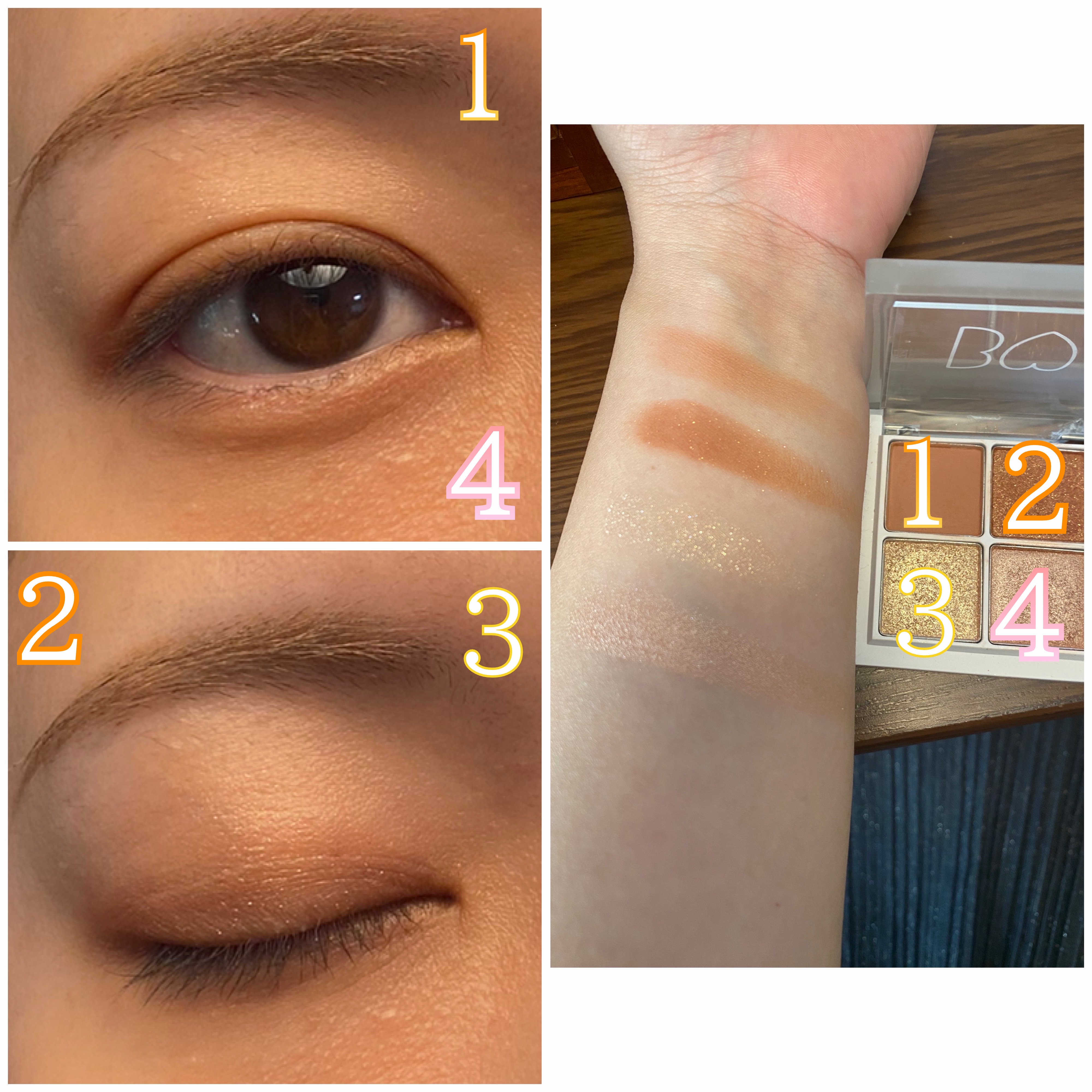 THE アイパレR/b idol/アイシャドウパレットを使ったクチコミ（2枚目）