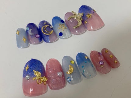 ジェルネイル(ライト対応)/セリア/ジェルネイルを使ったクチコミ(3枚目)