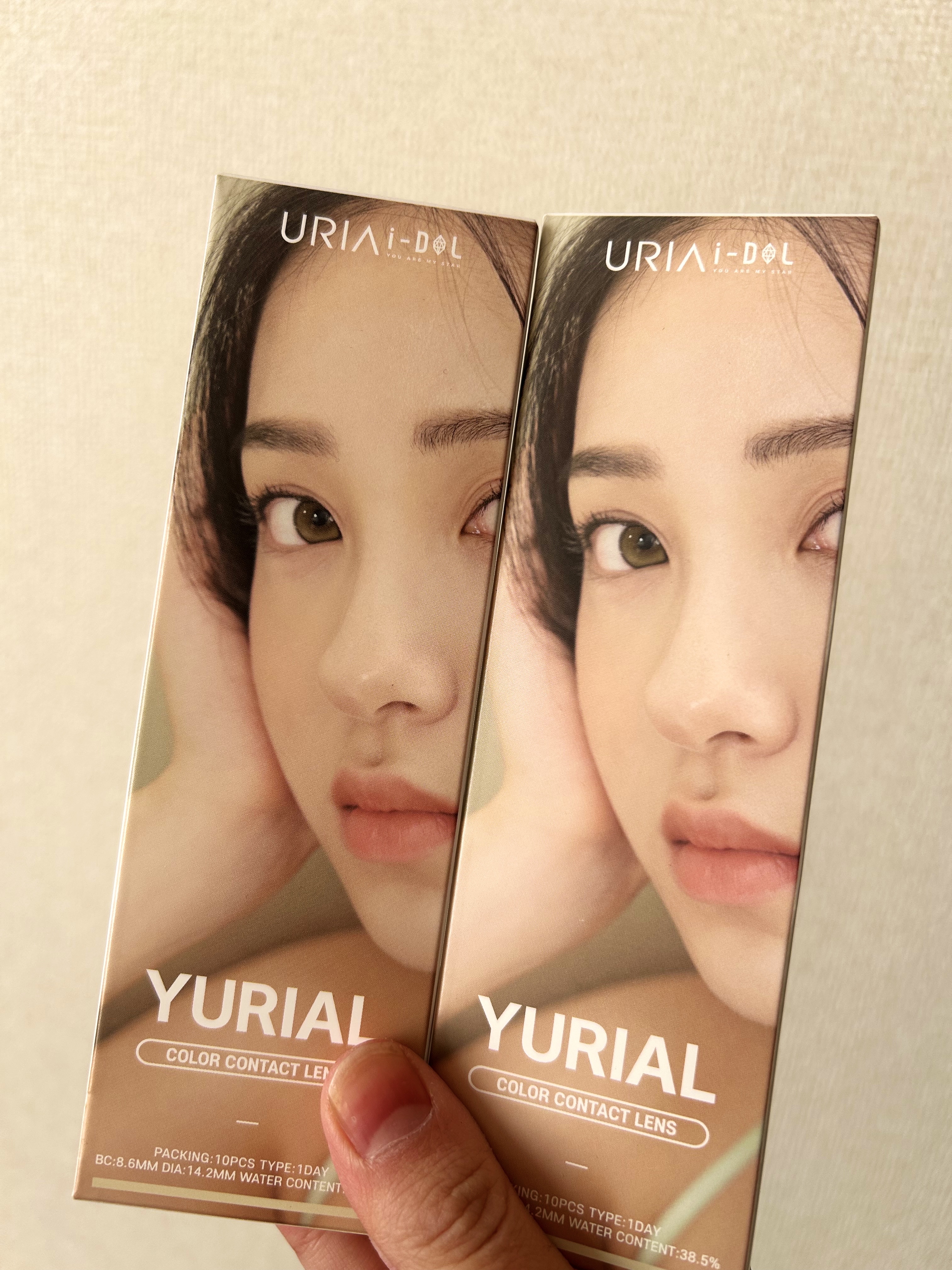 YURIAL 1DAY/URIA i-DOL/ワンデー（１DAY）カラコンを使ったクチコミ（1枚目）