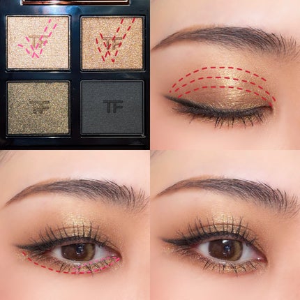 アイ カラー クォード/TOM FORD BEAUTY/アイシャドウパレットを使ったクチコミ(5枚目)