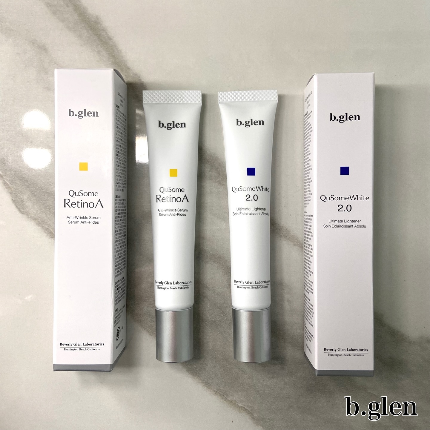 QuSomeレチノA/b.glen/美容液を使ったクチコミ（1枚目）