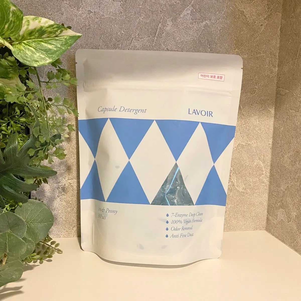 ヴィーガン部屋干しカプセル洗濯洗剤/LAVOIR/洗濯洗剤を使ったクチコミ(1枚目)
