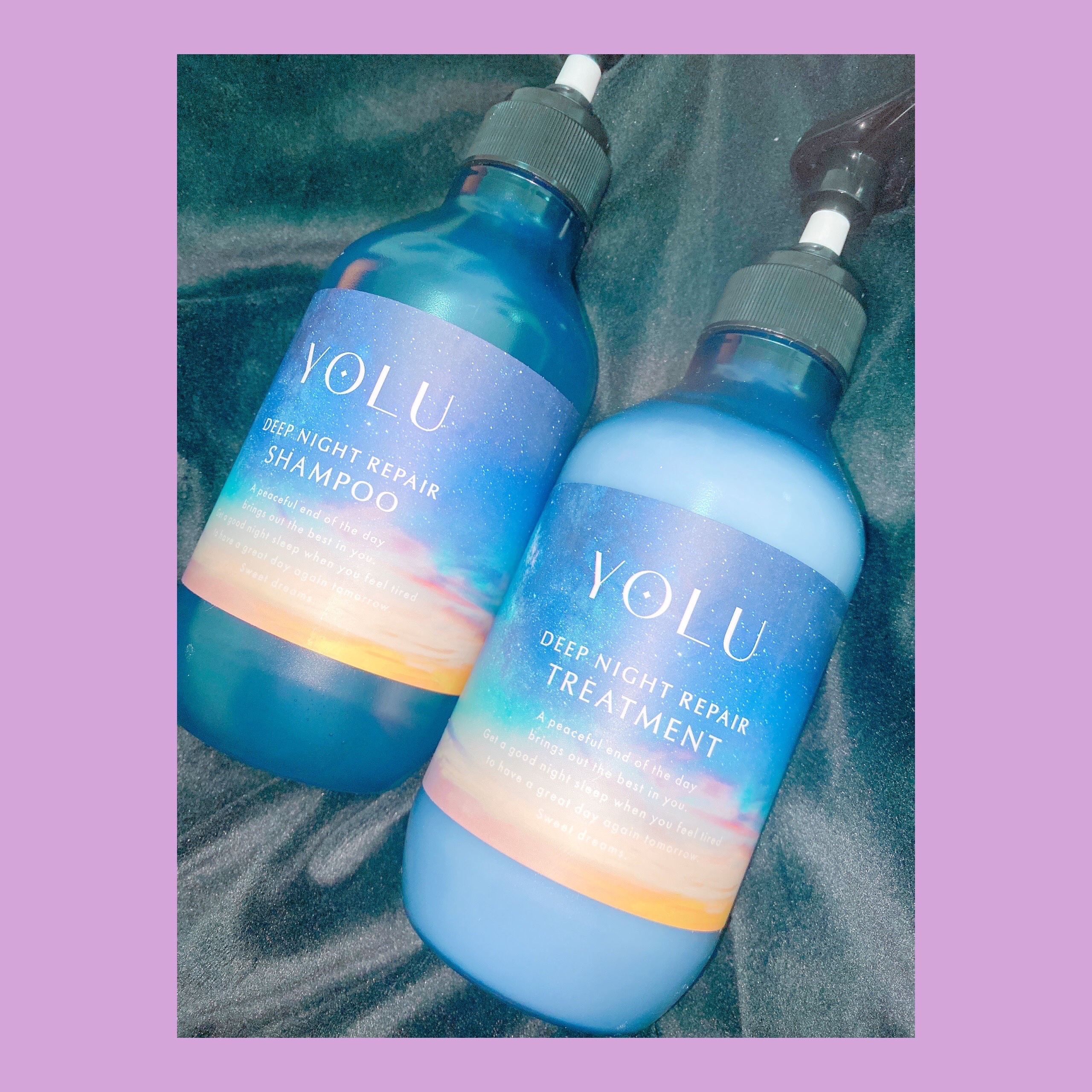 ディープナイトリペアシャンプー／トリートメント/YOLU/シャンプー・コンディショナーを使ったクチコミ（1枚目）