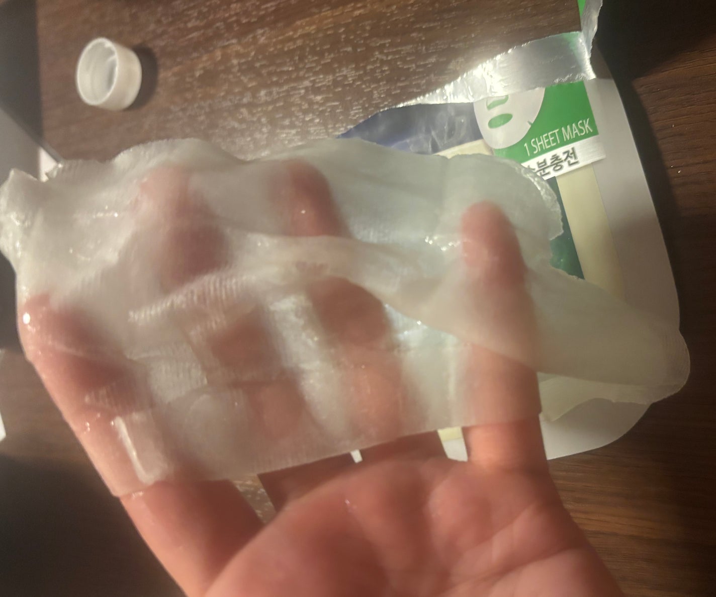 シートマスクパック グリーン/ヴァセリン/シートマスク・パックを使ったクチコミ(2枚目)