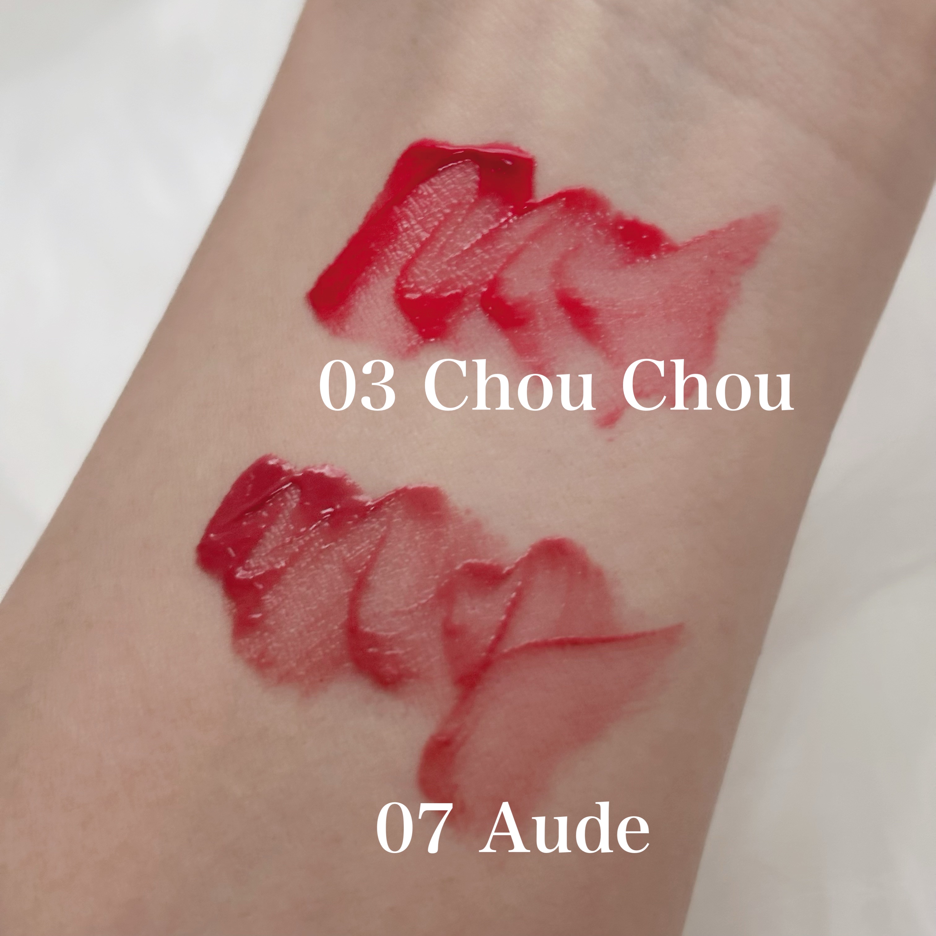 Soak Tattoo Tint 03 シュシュ/フォレンコス/リップグロスを使ったクチコミ（2枚目）