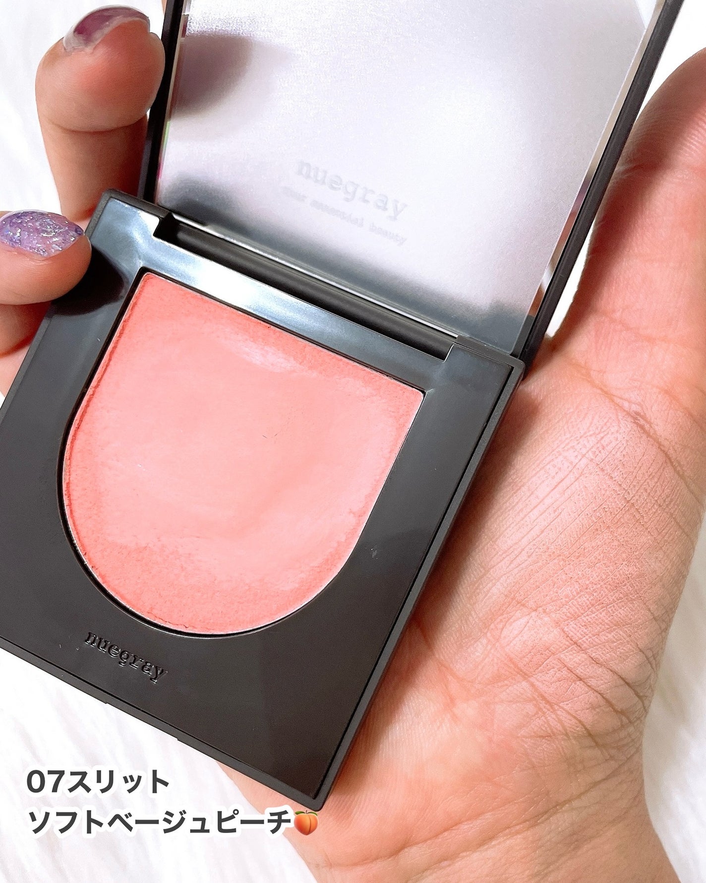 スウェイチークブラッシャー/nuegray/ジェル・クリームチークを使ったクチコミ(3枚目)