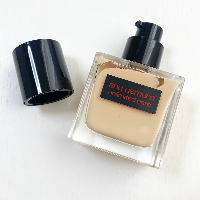 アンリミテッド ケア ツヤ セラム ファンデーション/shu uemura/リキッドファンデーションを使ったクチコミ(2枚目)
