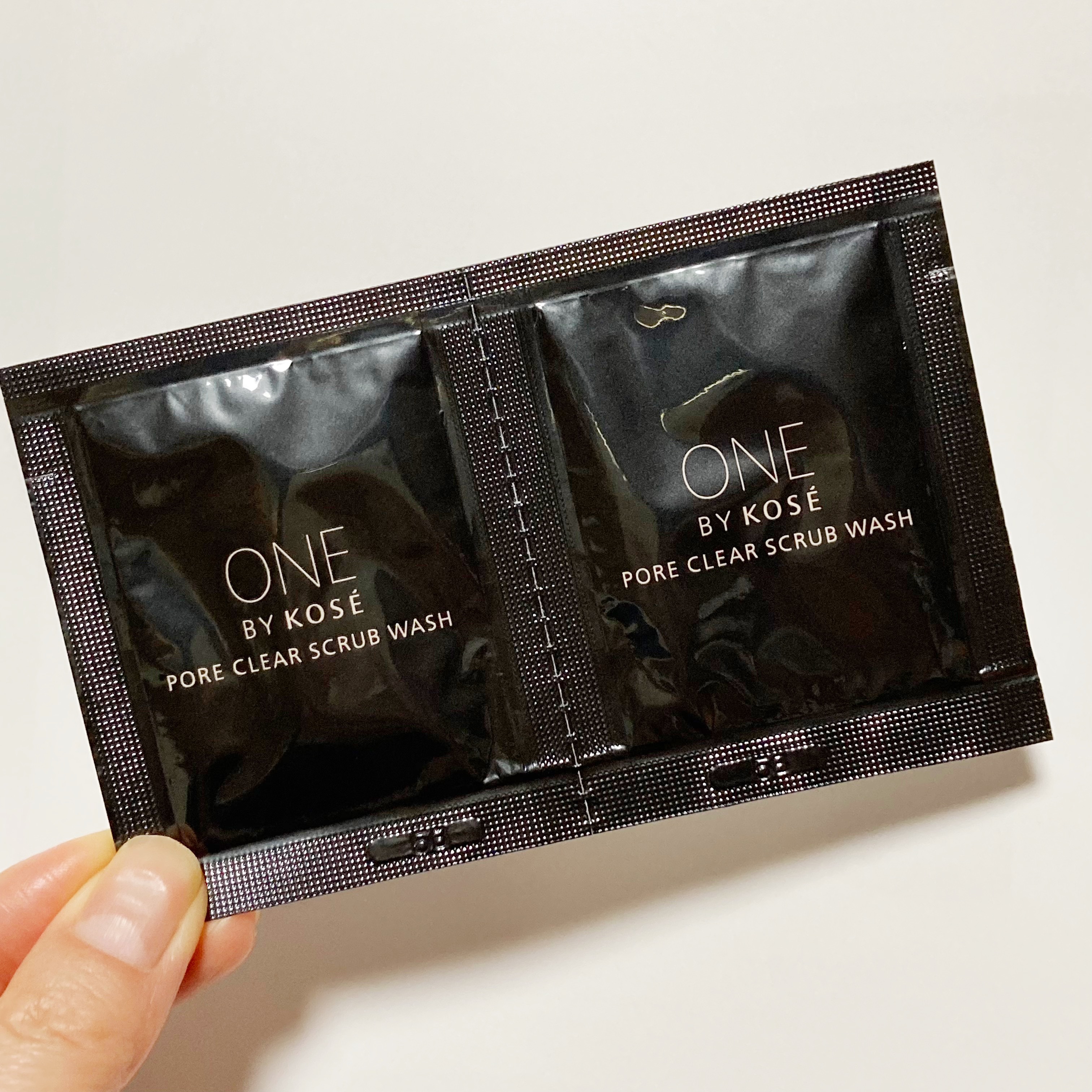 ポアクリア スクラブ ウォッシュ/ONE BY KOSE/洗顔フォームを使ったクチコミ（1枚目）