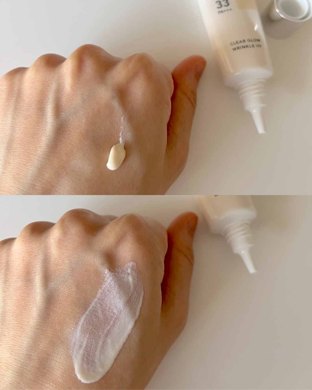 クリアグロウリンクルUV/BORDER FREE cosmetics/日焼け止め・UVケアを使ったクチコミ（2枚目）