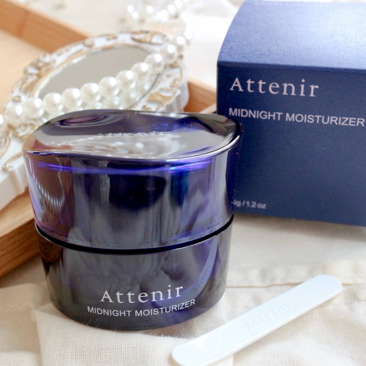 アテニア ミッドナイトモイスチャライザー/アテニア/フェイスクリームを使ったクチコミ(8枚目)