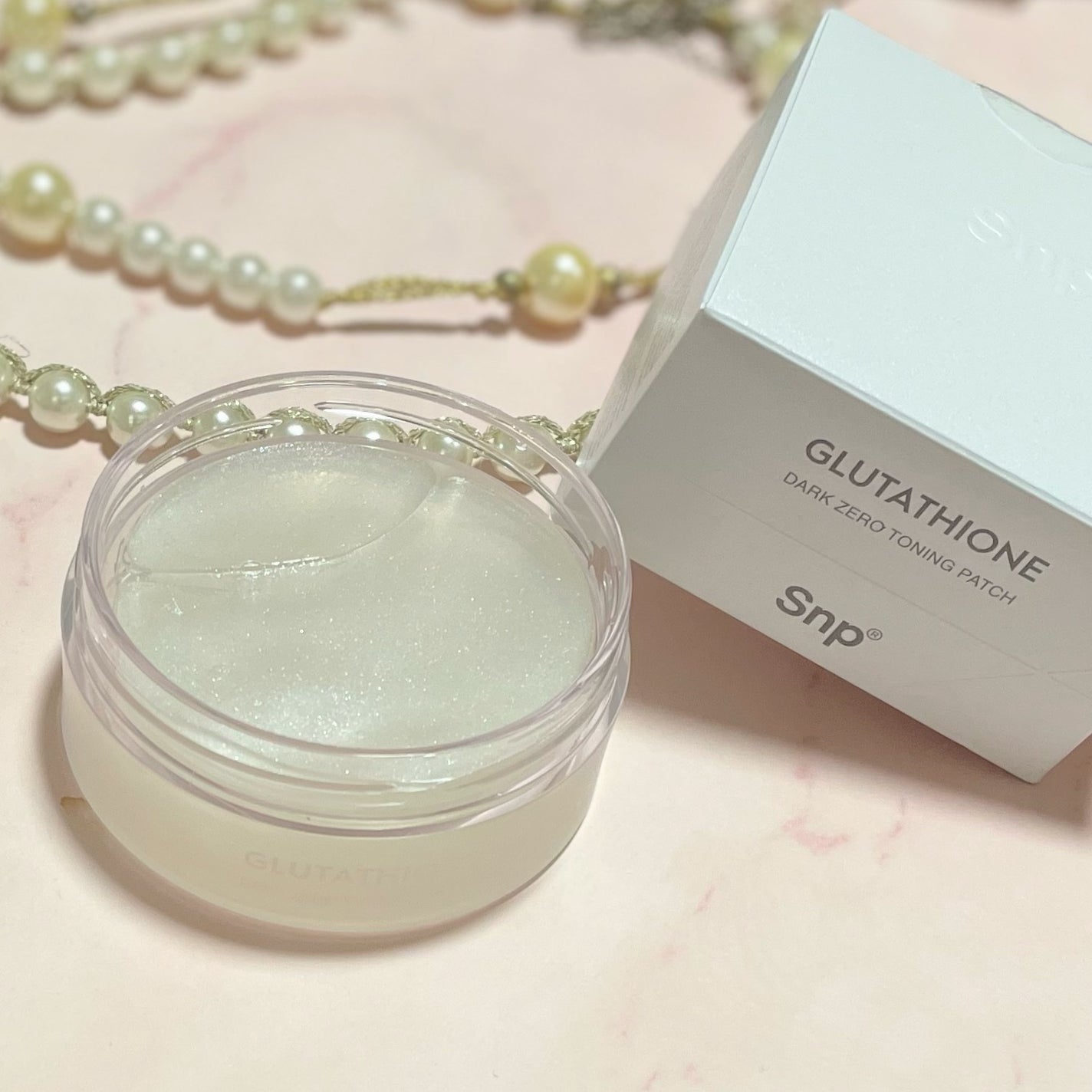 グルタチオン光彩白玉パッチ/SNP/アイケア・アイクリームを使ったクチコミ(1枚目)