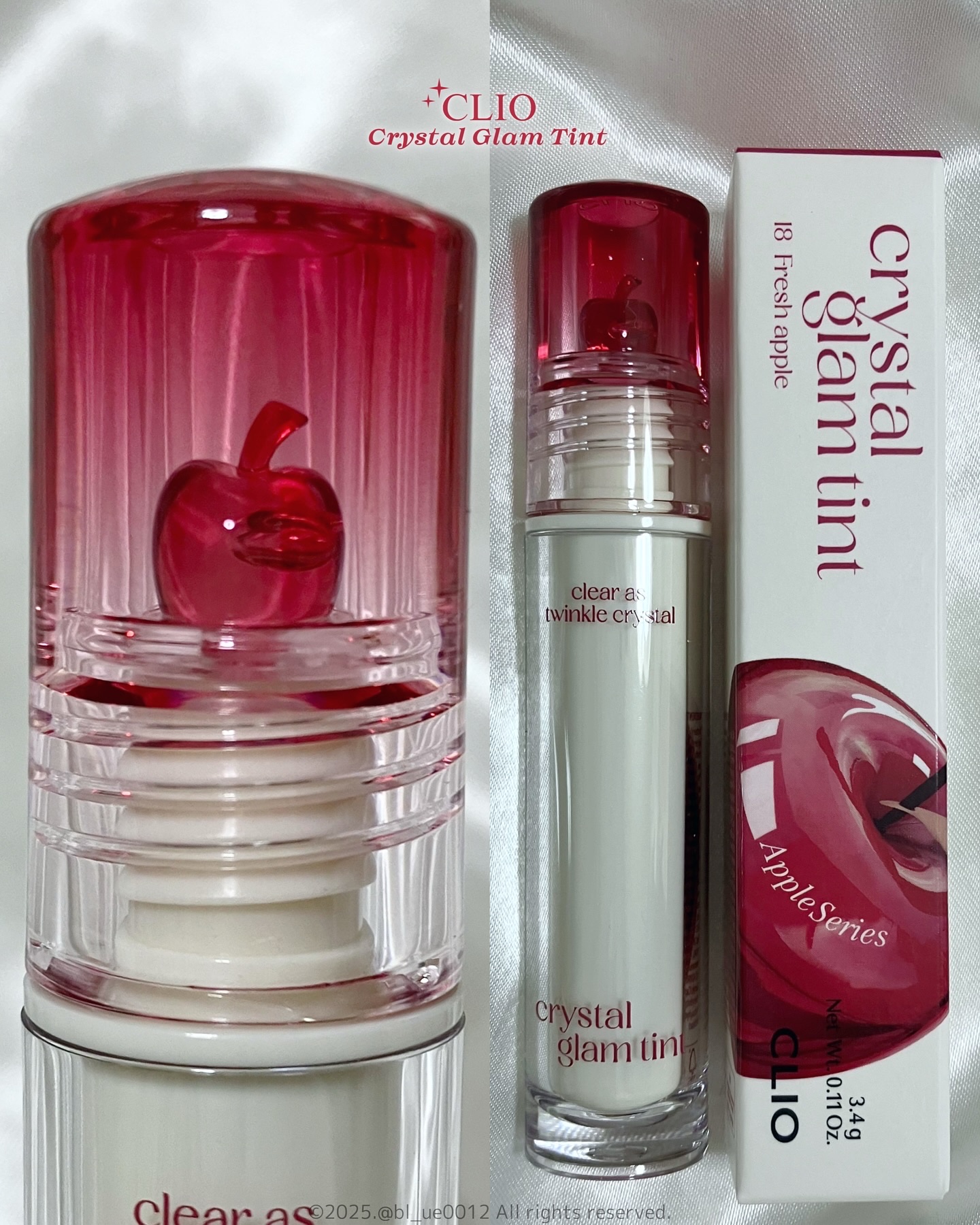 クリスタル グラム ティント/CLIO/リップティントを使ったクチコミ（2枚目）