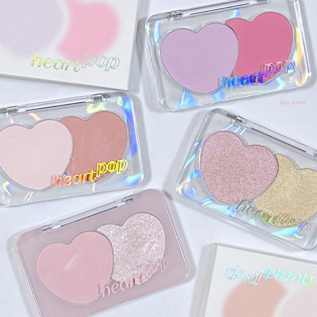 ハートポップデュオブラッシャー/ETUDE/パウダーチークを使ったクチコミ（1枚目）