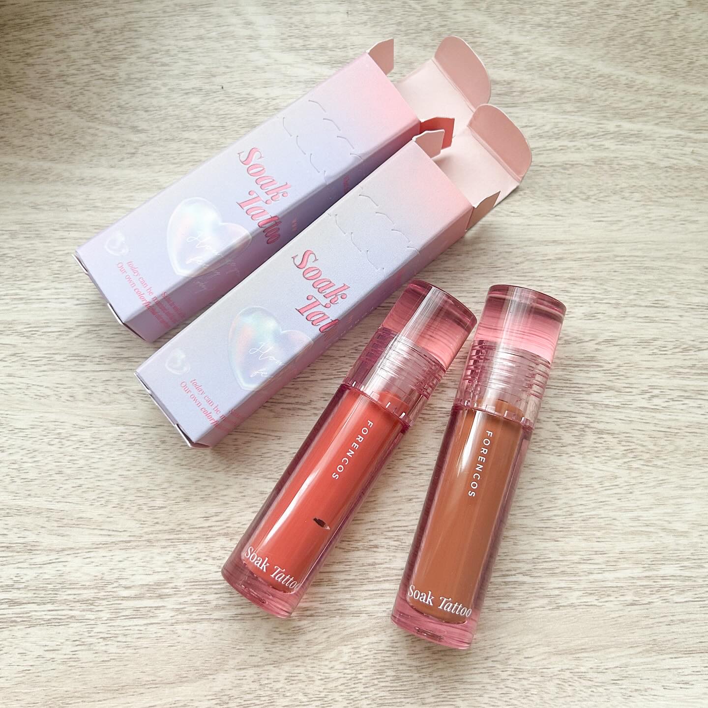 Soak Tattoo Tint/フォレンコス/リップグロスを使ったクチコミ（1枚目）