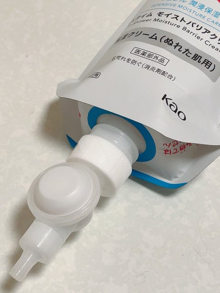 バスタイム モイストバリアクリーム/キュレル/ボディクリームを使ったクチコミ(4枚目)