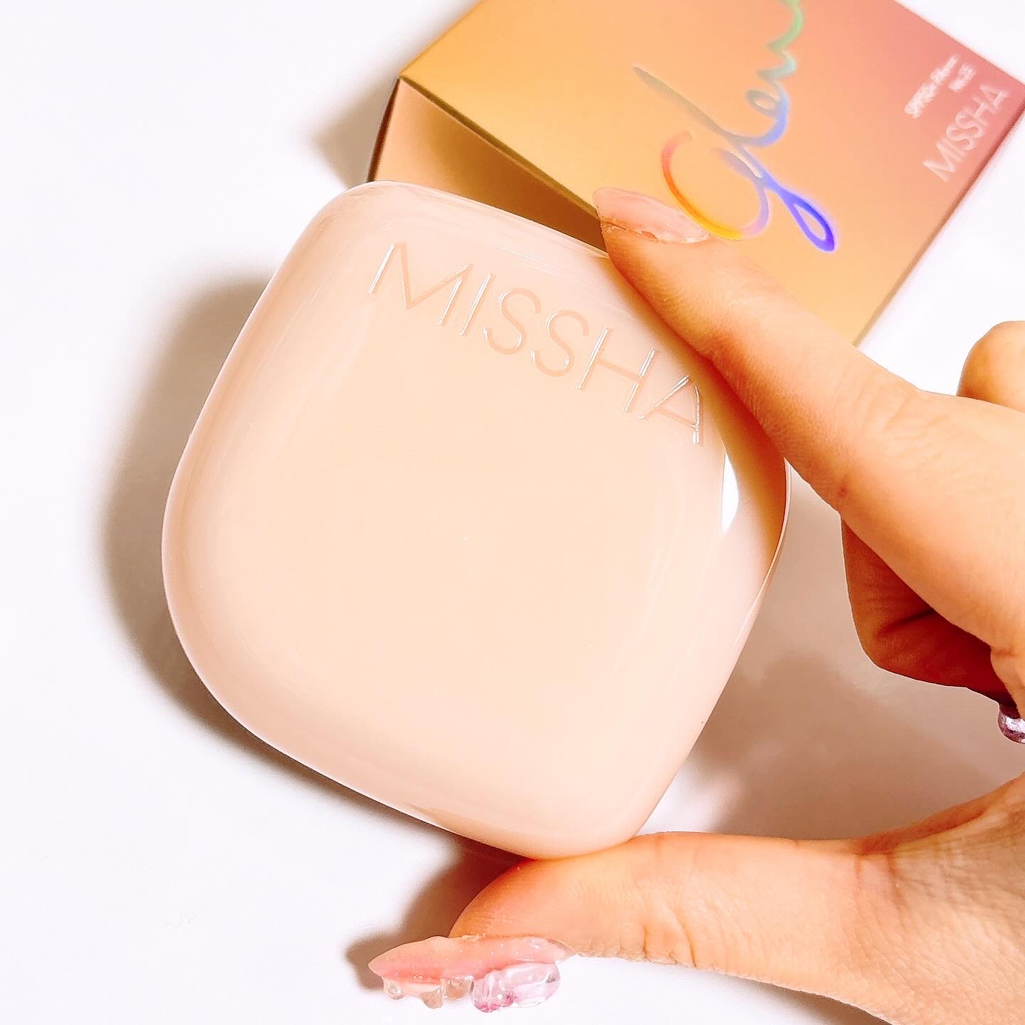 ミシャ グロウ クッション ファンデーション(ルミナスカバー) No.23 ナチュラル/MISSHA/クッションファンデーションを使ったクチコミ（2枚目）