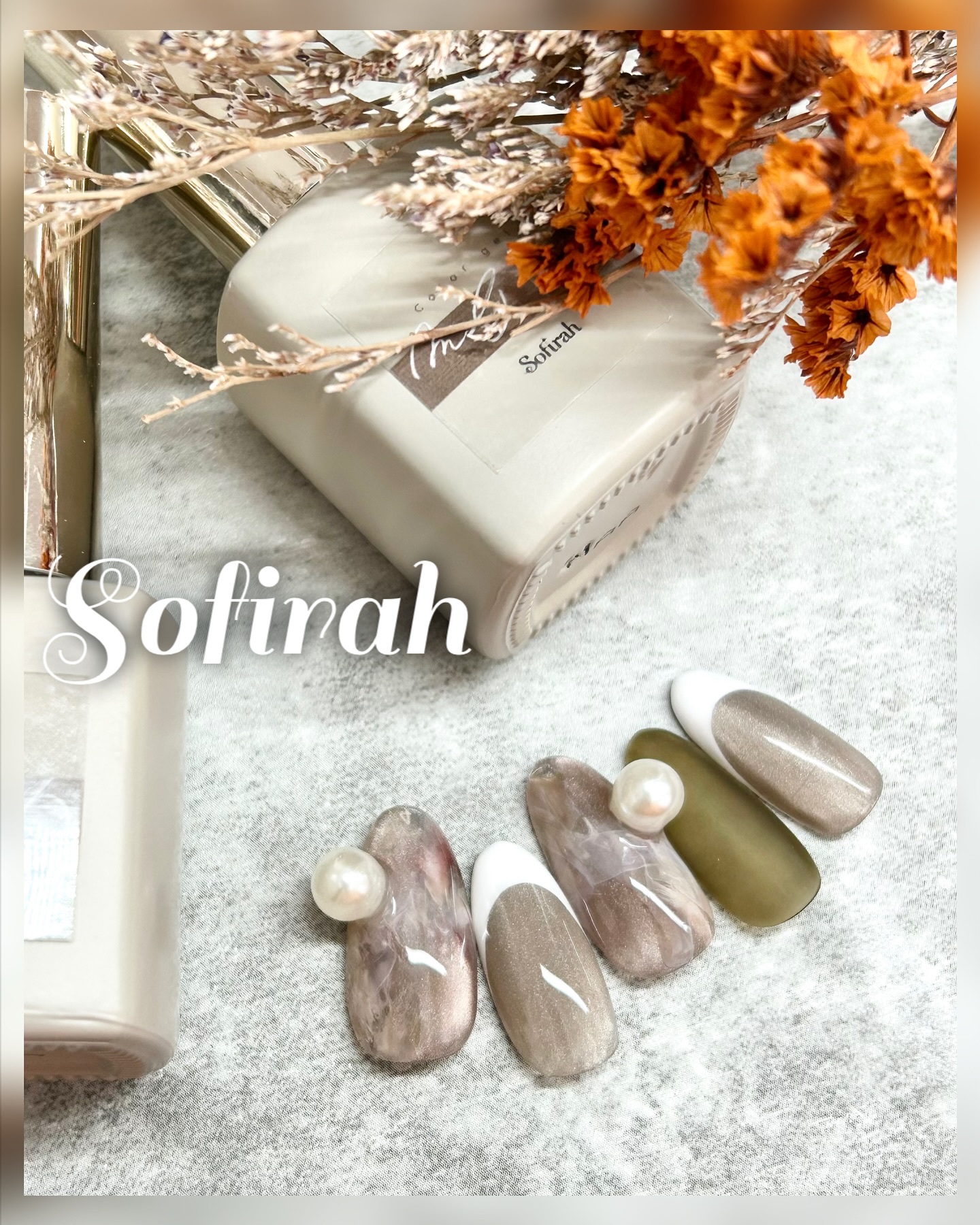 シルキーマグネット/sofirah/ジェルネイルを使ったクチコミ（1枚目）