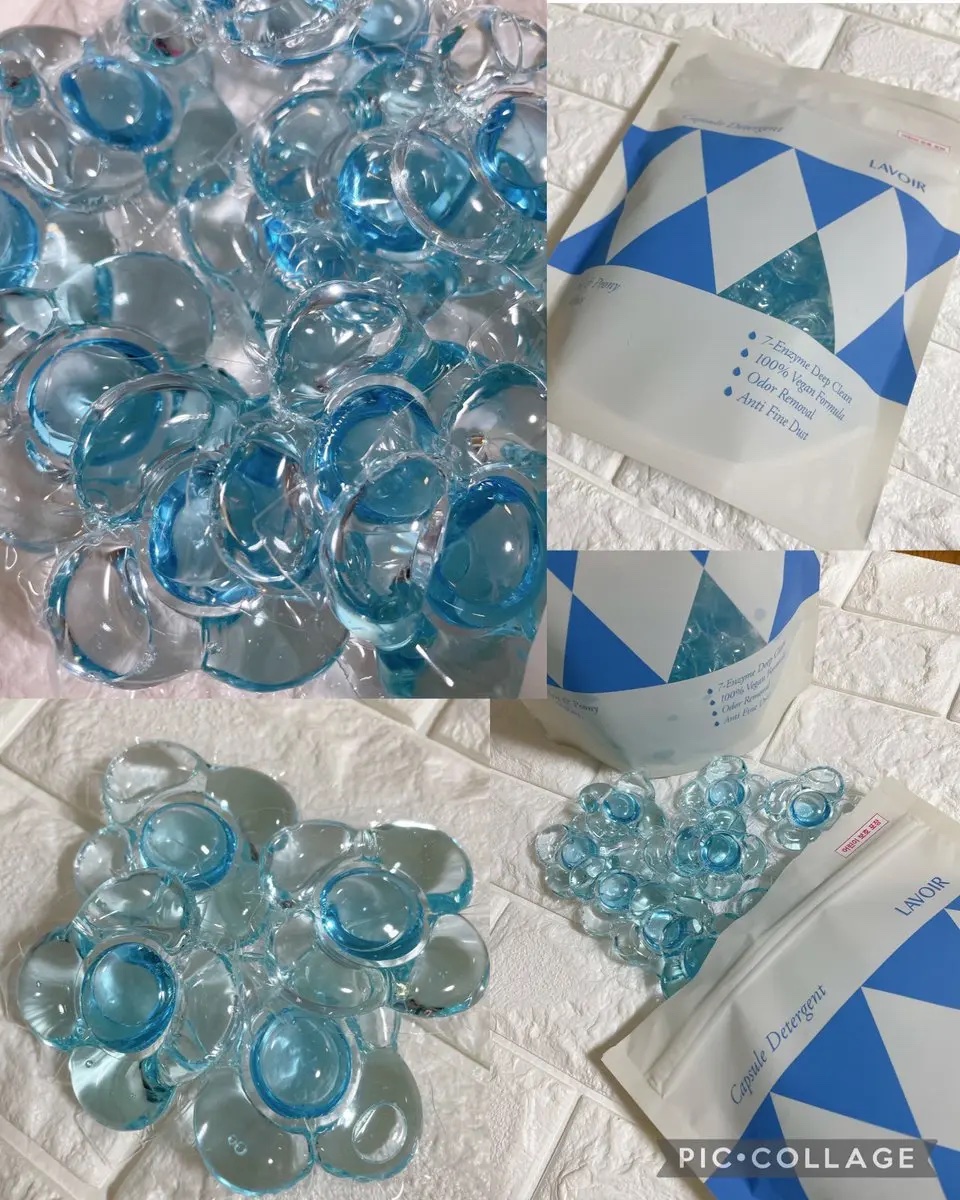 ヴィーガン部屋干しカプセル洗濯洗剤/LAVOIR/洗濯洗剤を使ったクチコミ（2枚目）