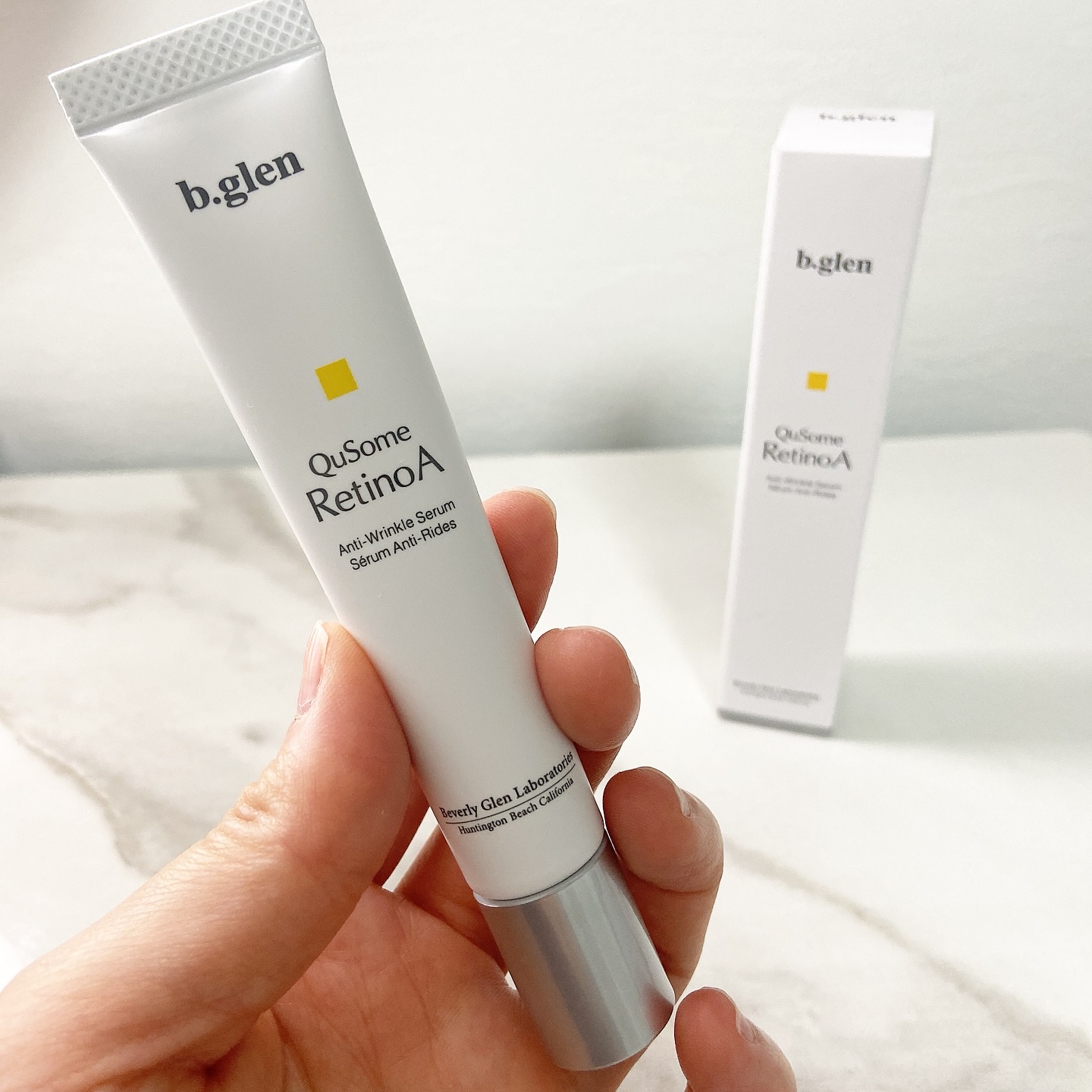 QuSomeレチノA/b.glen/美容液を使ったクチコミ（2枚目）