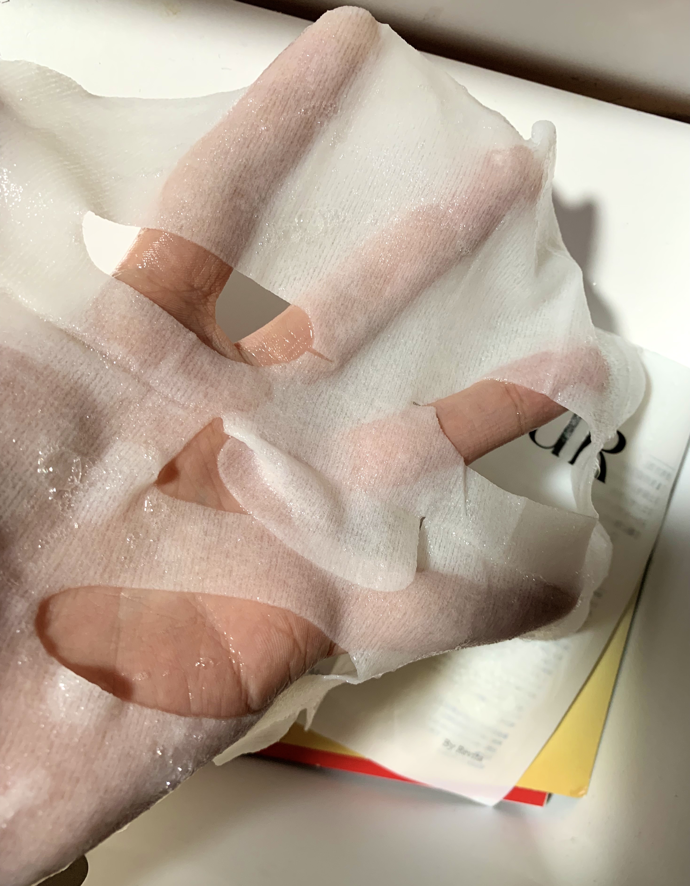 バイユア グローブースト マルチV フレッシュマスク 35mL（上段：5mL、下段：30mL）×1枚/ByUR/シートマスク・パックを使ったクチコミ（3枚目）