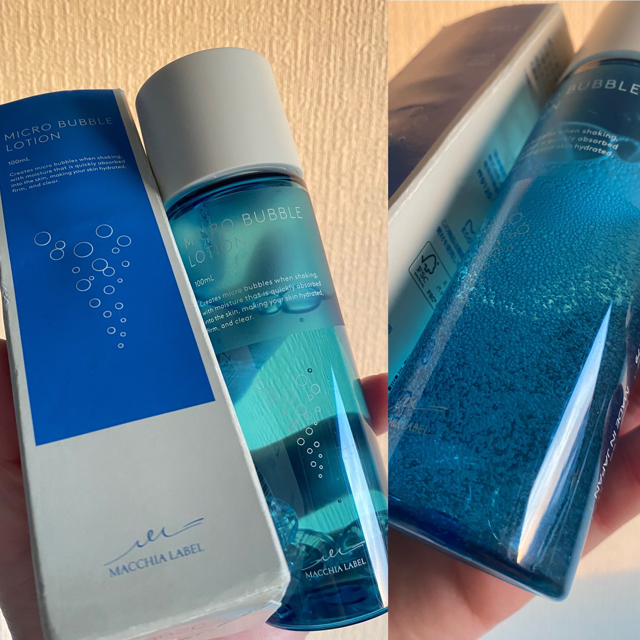 薬用マイクロバブルローション 100ml/Macchia Label/化粧水を使ったクチコミ（1枚目）