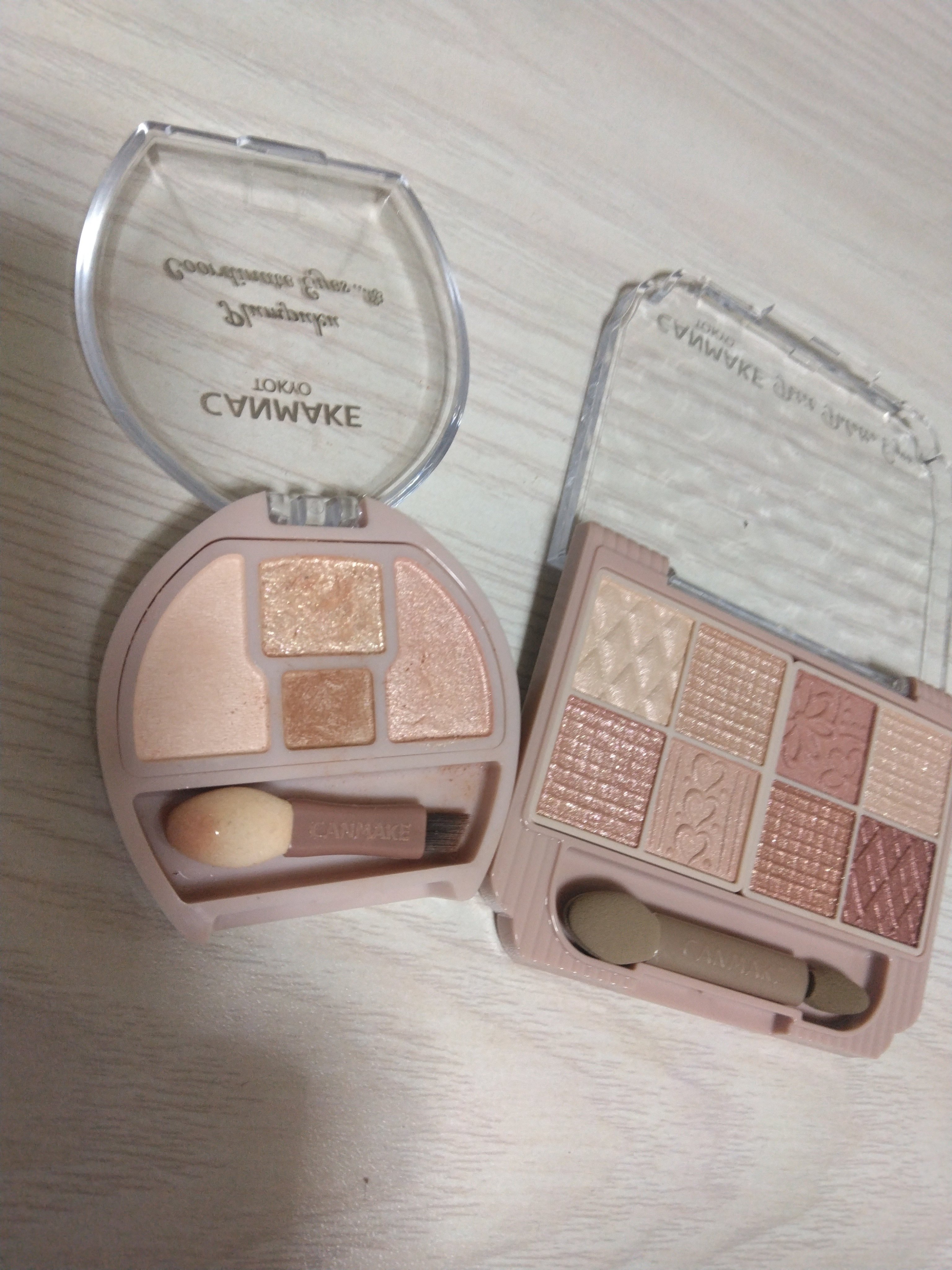 プランぷくコーデアイズ/キャンメイク/パウダーアイシャドウを使ったクチコミ（1枚目）