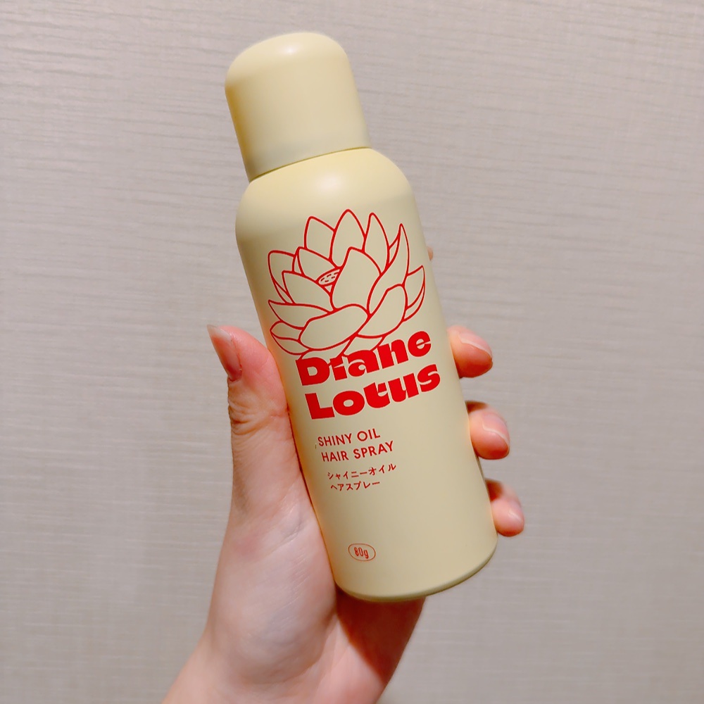 ロータス シャイニーオイル ヘアスプレー ピーチ＆ホワイトティーの香り/ダイアン/ヘアスプレーを使ったクチコミ（1枚目）