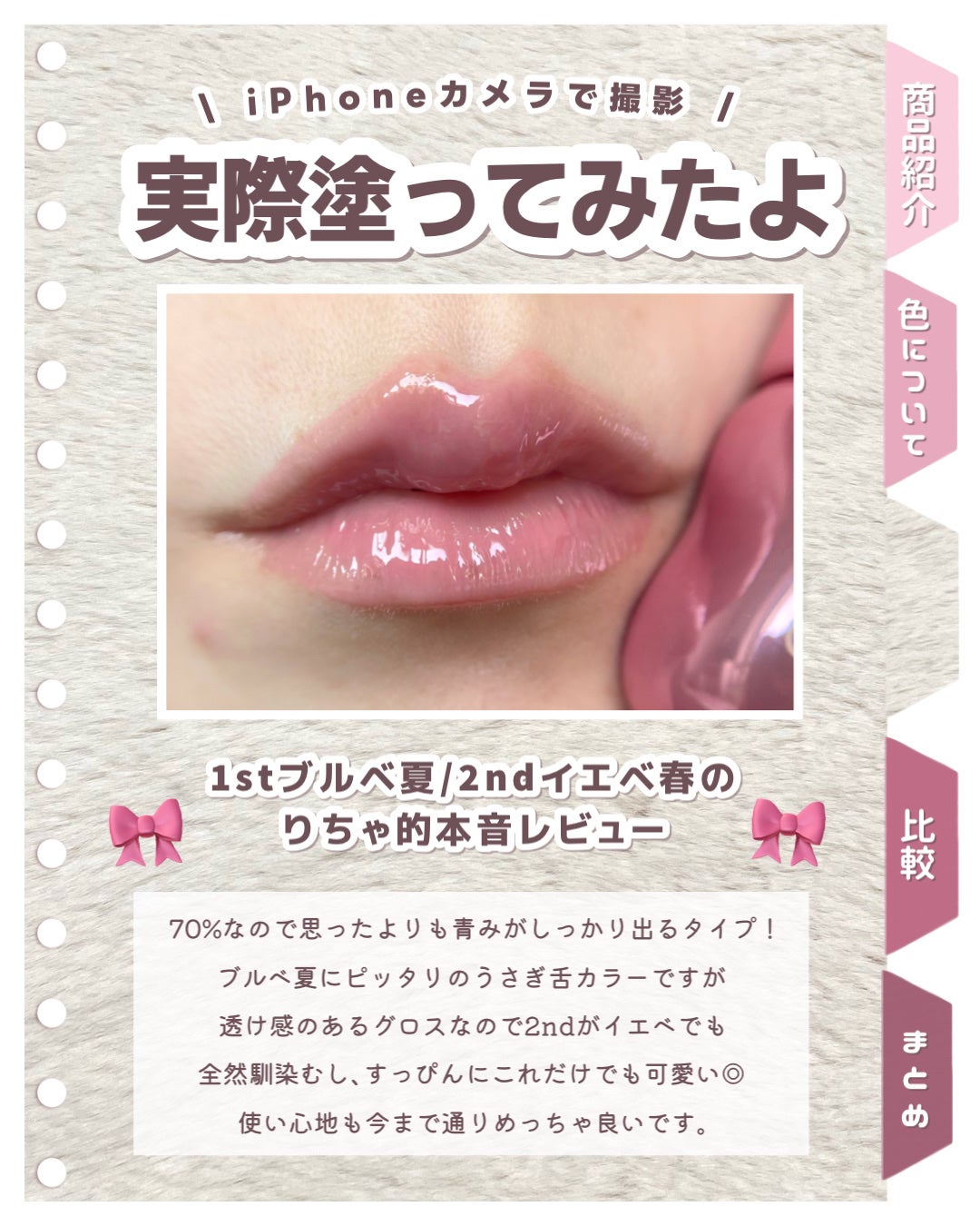 フィー 3Dボリューミンググロス/fwee/リップグロスを使ったクチコミ(4枚目)