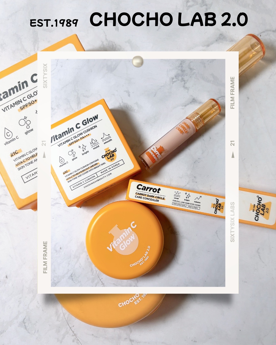 CHOCHOSLAB ビタミンC グロークッションのクチコミ「他の投稿はココから⇨@sakuya2012
☑︎EST.1989 CHOCHO LAB 2.0.....」（1枚目）