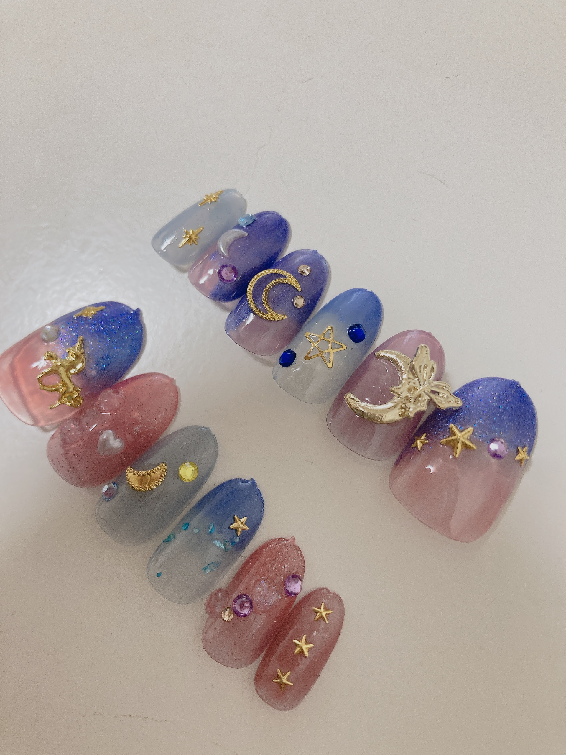 ネイルパーツ/セリア/ネイルチップ・パーツを使ったクチコミ（2枚目）