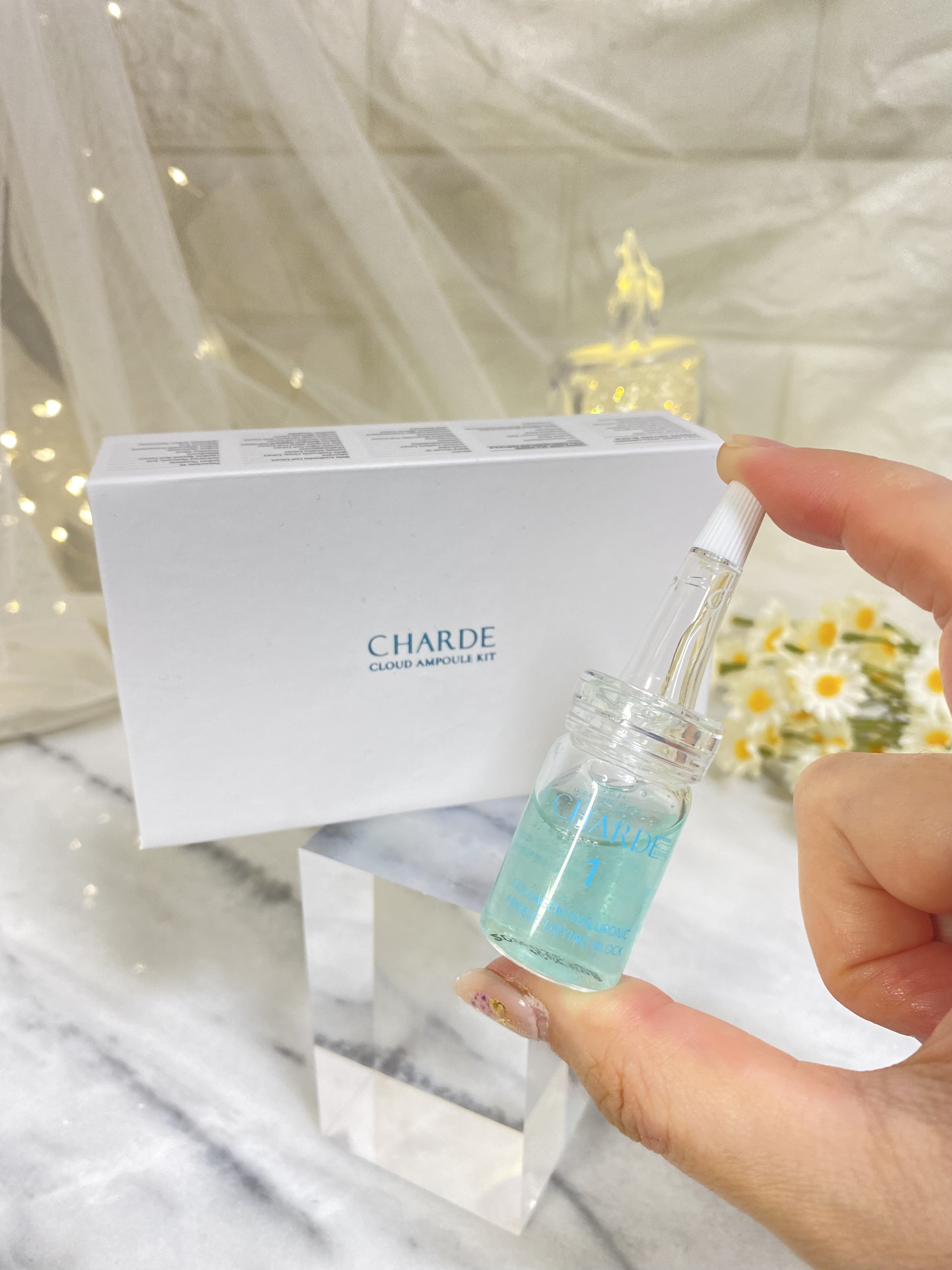 クラウドアンプル 1week キット/CHARDE/美容液を使ったクチコミ（1枚目）