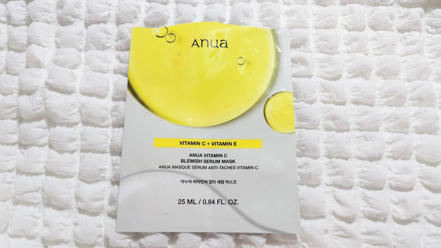 ビタミンC ブレミッシュセラム マスクパック/Anua/シートマスク・パックを使ったクチコミ(1枚目)