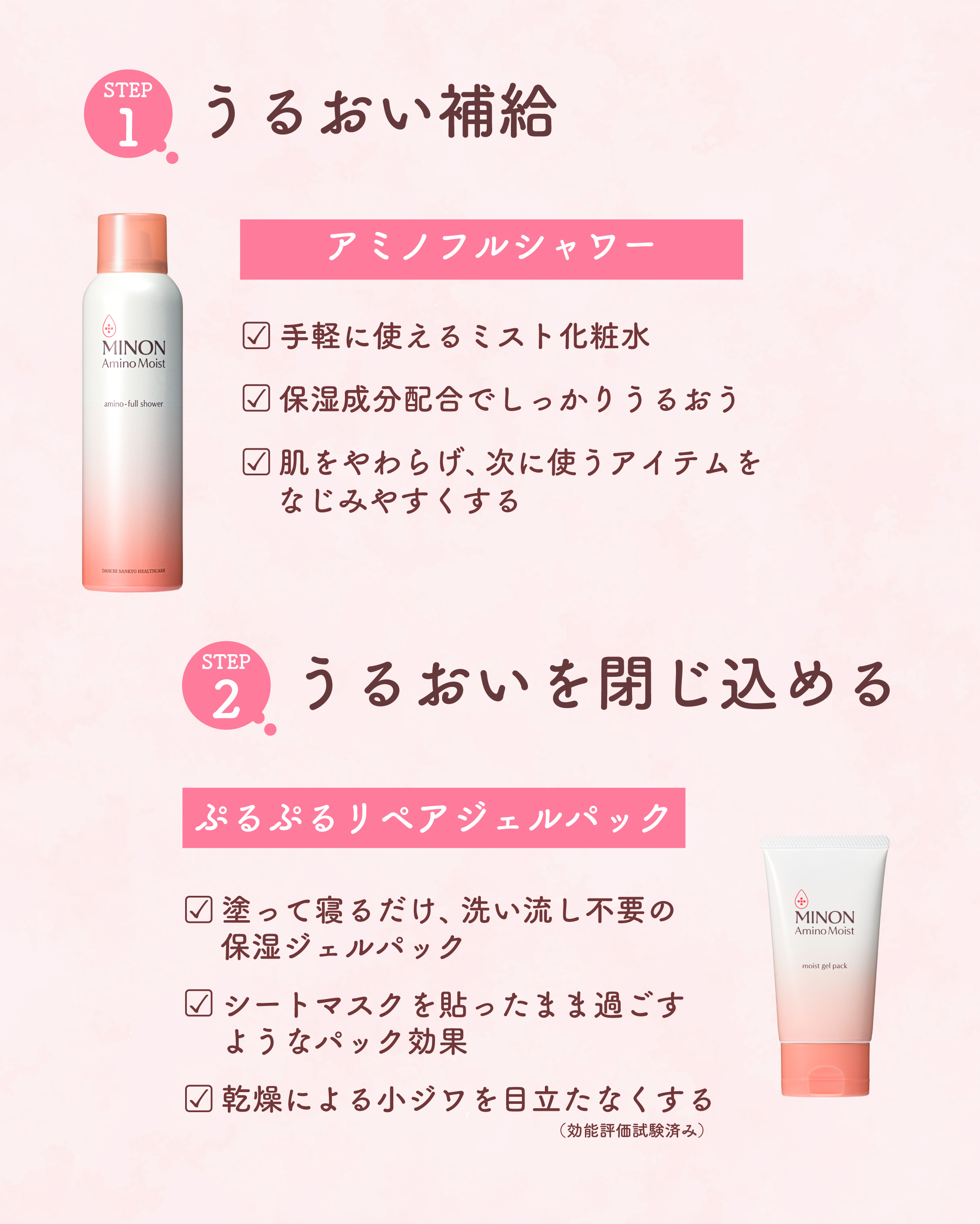 ミノン アミノモイスト アミノフルシャワー/ミノン/ミスト状化粧水を使ったクチコミ（3枚目）