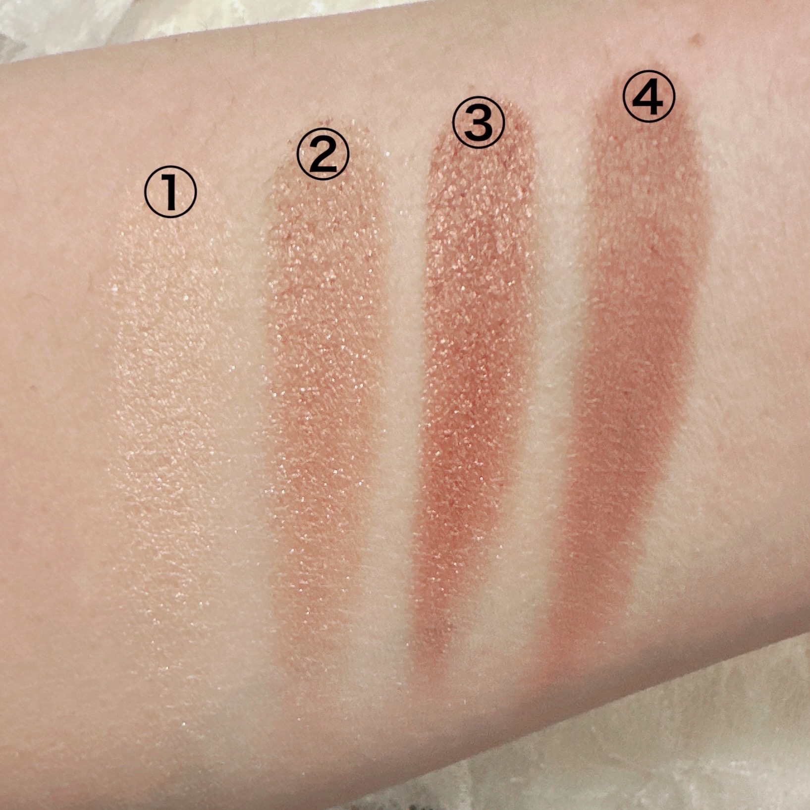 &. アイシャドウパレット/DAISO/アイシャドウパレットを使ったクチコミ（3枚目）