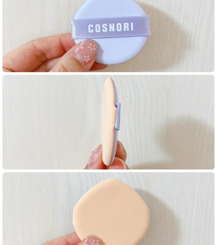 パンテノールバリアクッション/COSNORI/クッションファンデーションを使ったクチコミ(5枚目)