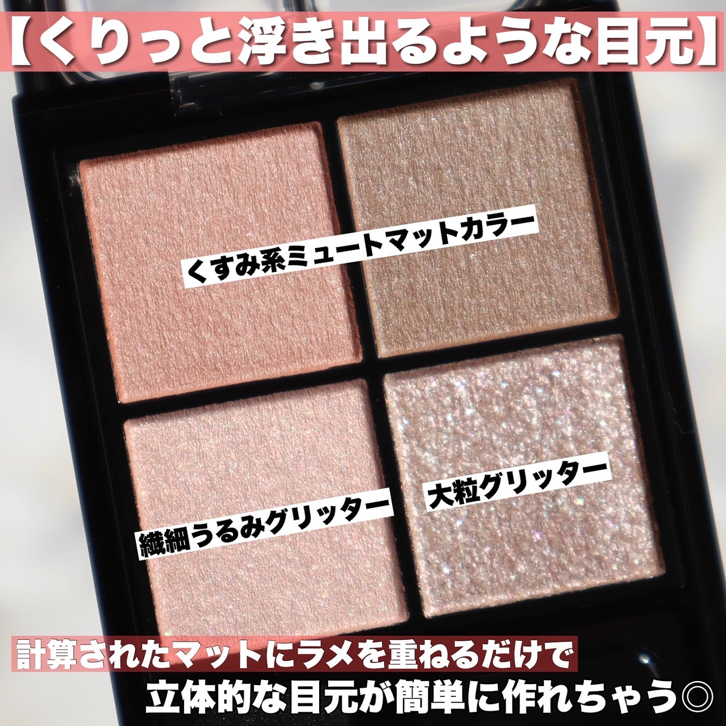 ケイト ポッピングシルエットシャドウ/KATE/アイシャドウパレットを使ったクチコミ(2枚目)