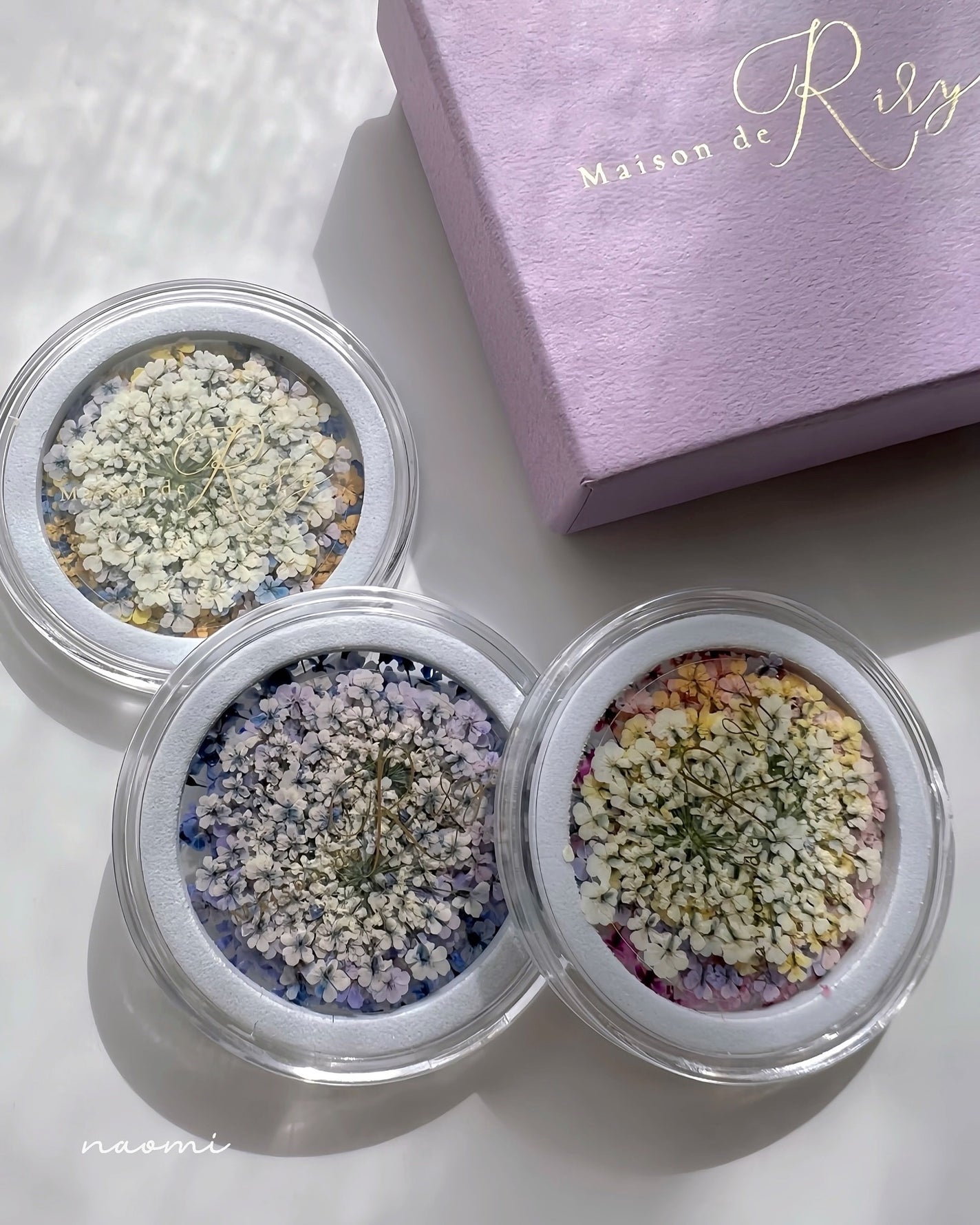 naomi on LIPS 「押し花届きました🫶大事に収穫されて大事に作られた押し花🥹✨..」(1枚目)