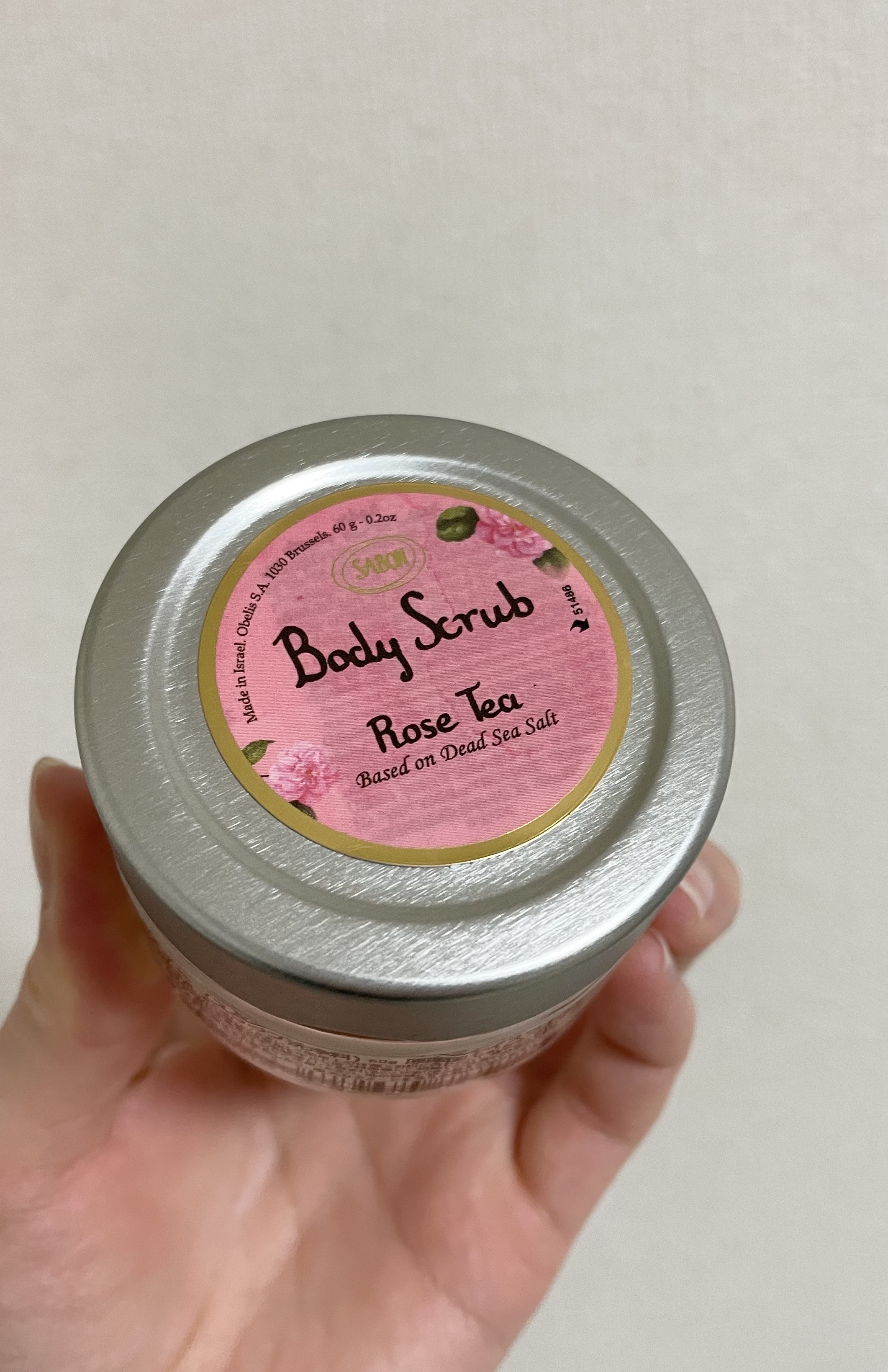 ボディスクラブ ローズティー/SABON/ボディスクラブを使ったクチコミ（1枚目）