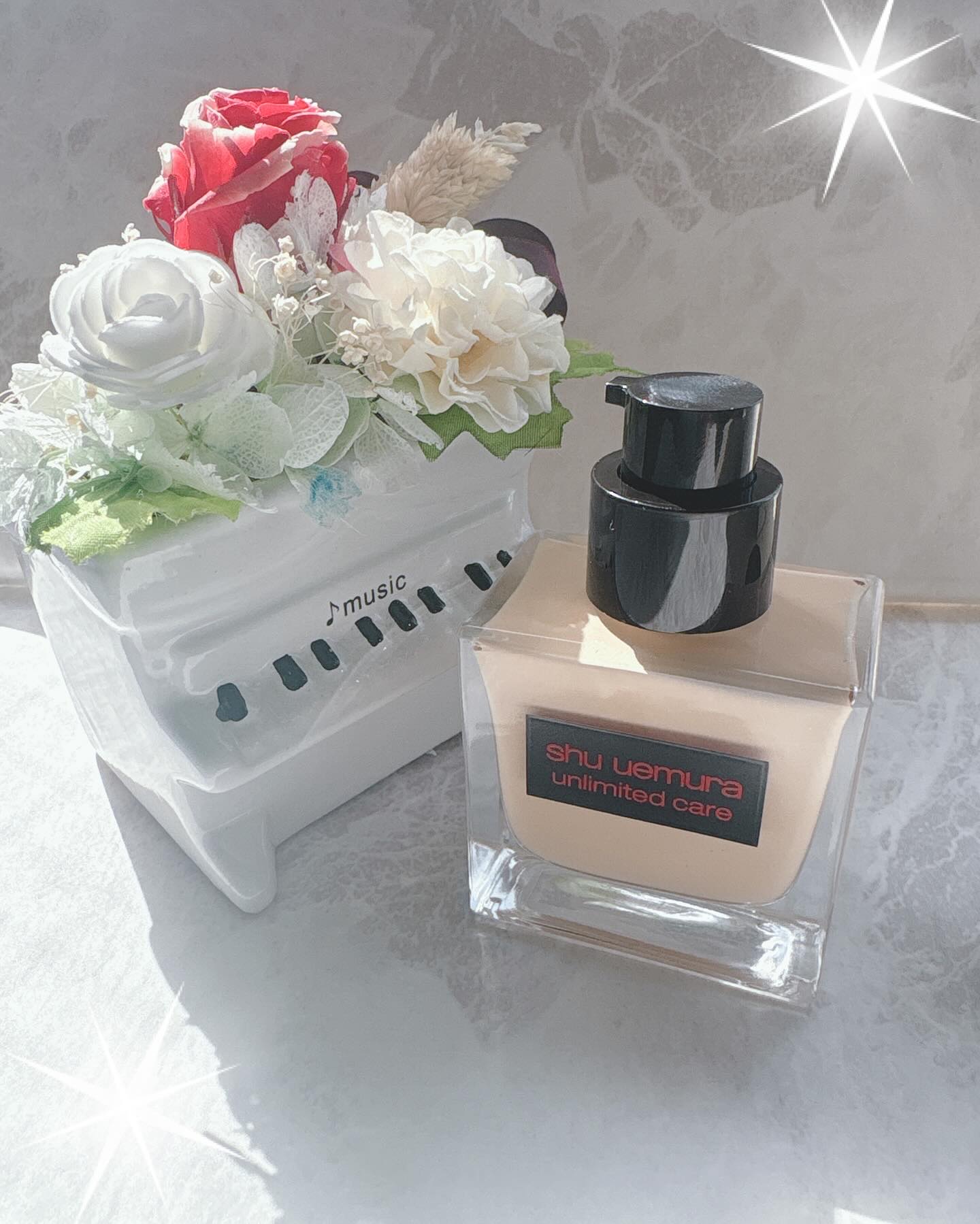 アンリミテッド ケア ツヤ セラム ファンデーション/shu uemura/リキッドファンデーションを使ったクチコミ（2枚目）