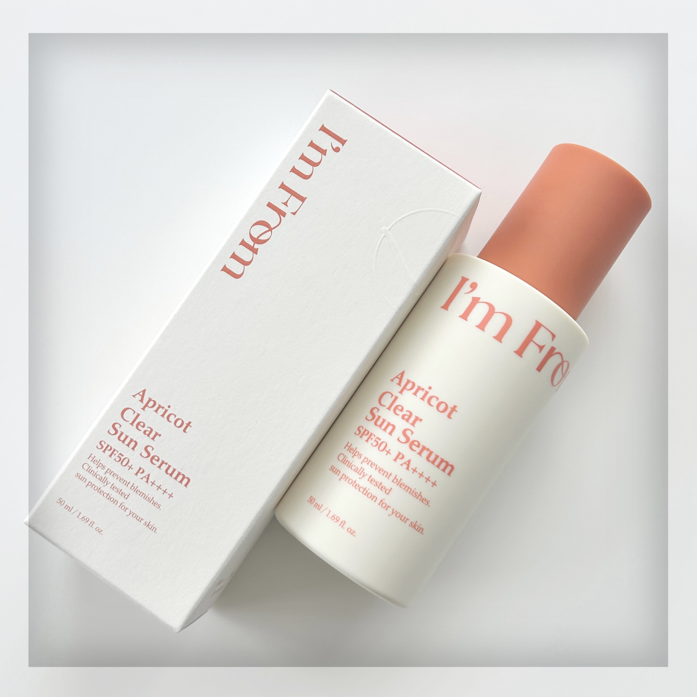 アプリコットクリアサンセラム/I'm from/日焼け止めローションを使ったクチコミ（1枚目）