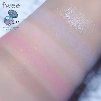 フィー ポケットアイパレット/fwee/アイシャドウパレットを使ったクチコミ(3枚目)