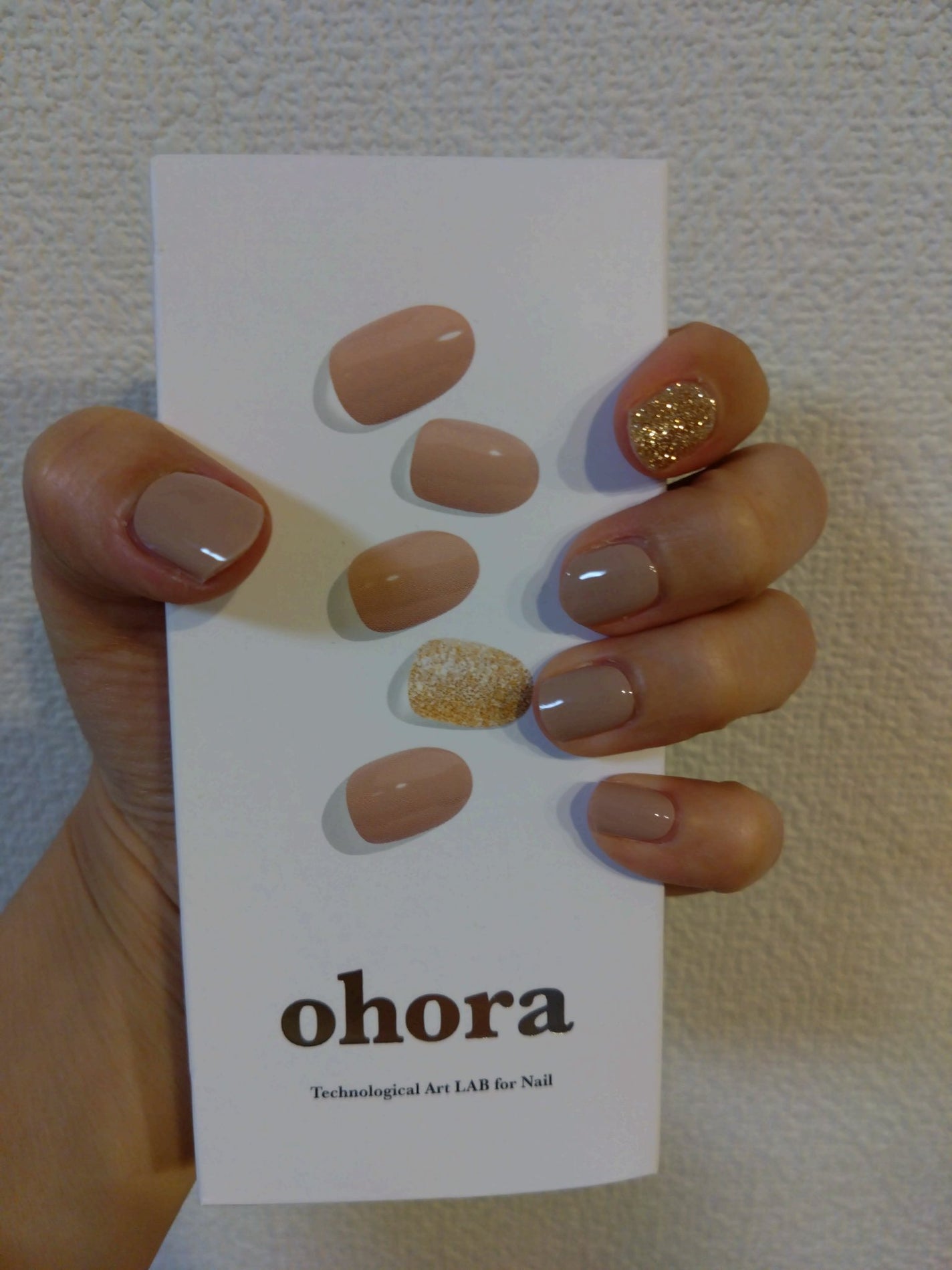 セミキュアジェルネイル(ハンド)/ohora/ネイルシールを使ったクチコミ(1枚目)