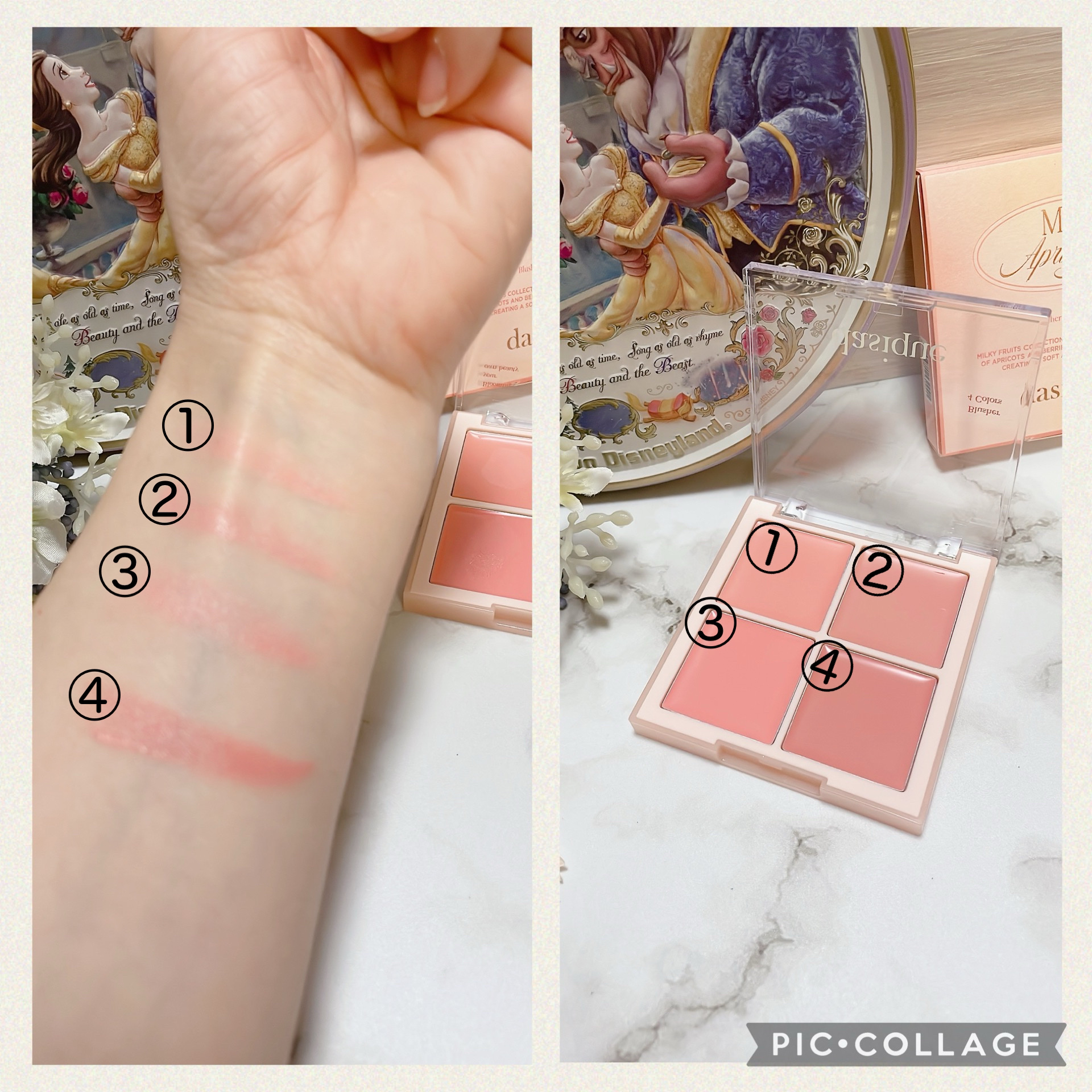 ブレンディングムードチーク/dasique/パウダーチークを使ったクチコミ（2枚目）