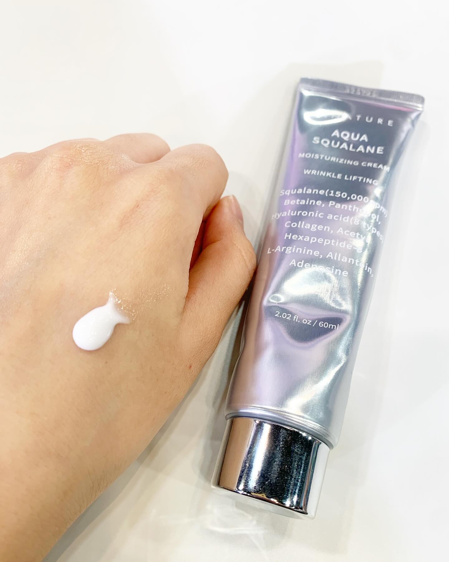 アクアスクワランモイスチャークリーム/S.NATURE/フェイスクリームを使ったクチコミ（1枚目）