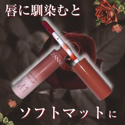 ウォータリーティントリップ マット/CEZANNE/リップティントを使ったクチコミ(1枚目)