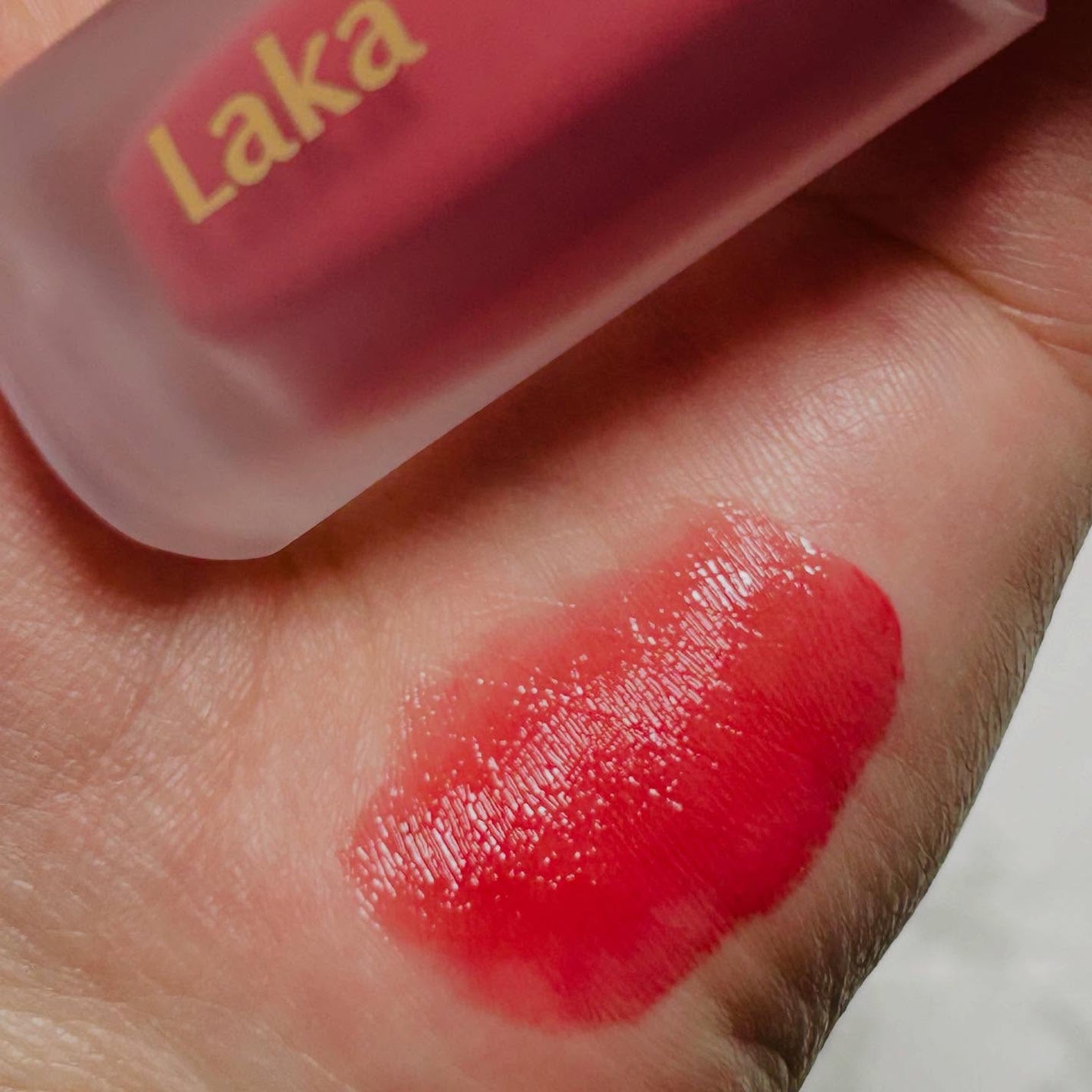 フルーティーグラムティント/Laka/リップティントを使ったクチコミ(3枚目)